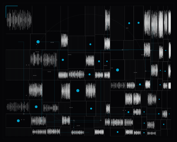 Recursive geometric subdivision using golden ratio proportions