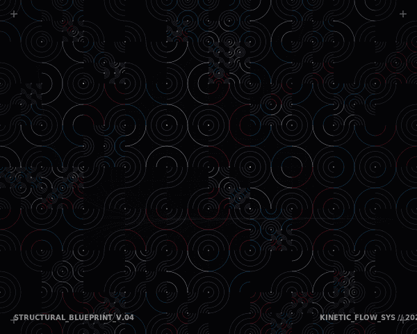 Truchet tiles arranged with multi-layer transparency effects