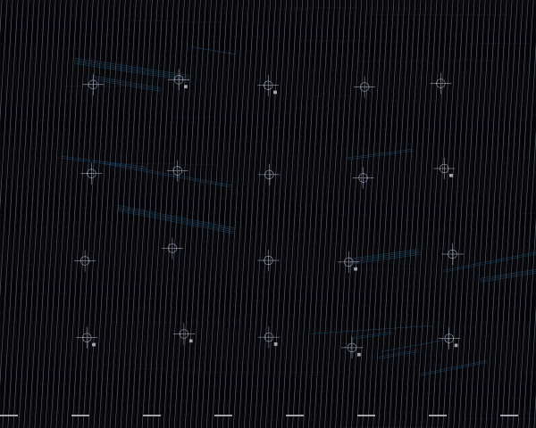 Moiré interference from two slowly rotating angular grids