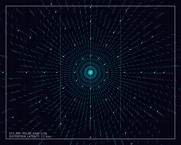 Polar coordinate transformation of Swiss grid with radial distortion