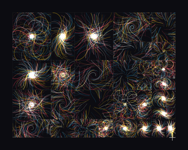 Recursive geometric subdivision using golden ratio proportions