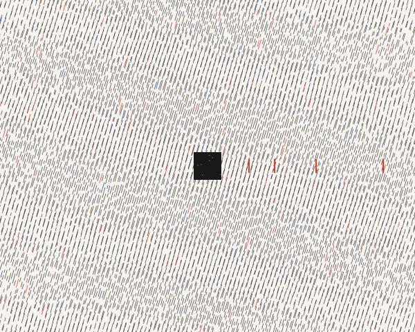 Moiré interference from two slowly rotating angular grids