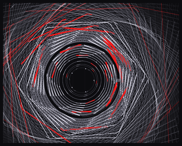 Polar coordinate transformation of Swiss grid with radial distortion