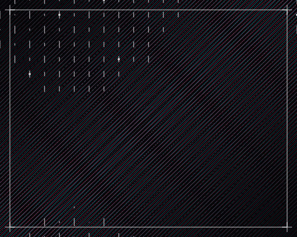 Moiré interference from two slowly rotating angular grids